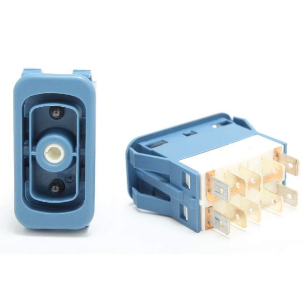 SWITCH,BASE,NGR,DPST,ON-ON-ON,BLUE