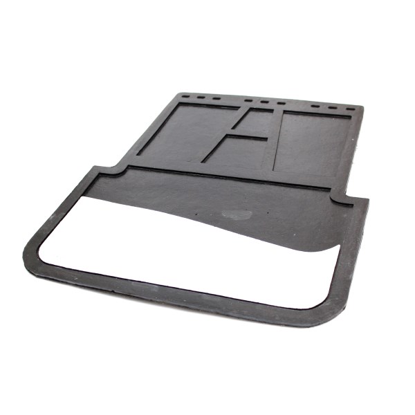 MUDFLAP, BLACK RUBBER, 24 X 30 WO LOGO