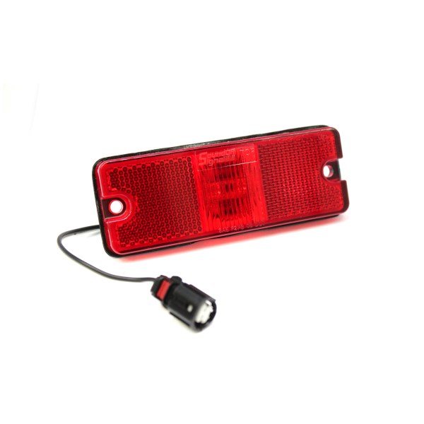 LIGHT,MARKER,RECT.RED RELEX,WP CONN.