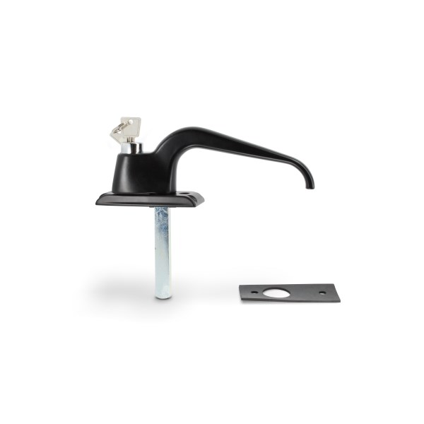 BLACK HANDLE WITH KEY