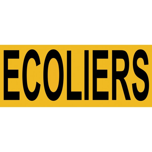 SIGN ECOLIERS 8IN LTRS SERIES B 1.25 STR