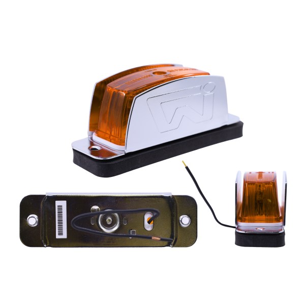 SIDE MARKER LAMP SHLD RR AMBR IC(1 WIRE)