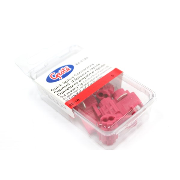 QUICK SPLICE CONNECTOR RED 22-18