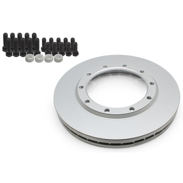 BRAKE ROTOR,W/HDW,FR/RR,390.5MM