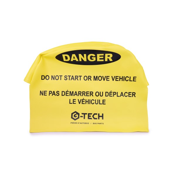 COVER STEERING WHEEL -DO NOT START-
