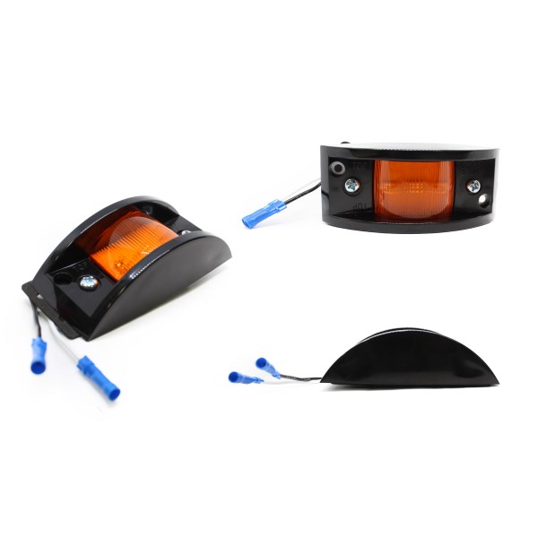 LED AMBER MARKER LIGHT BLACK ARM