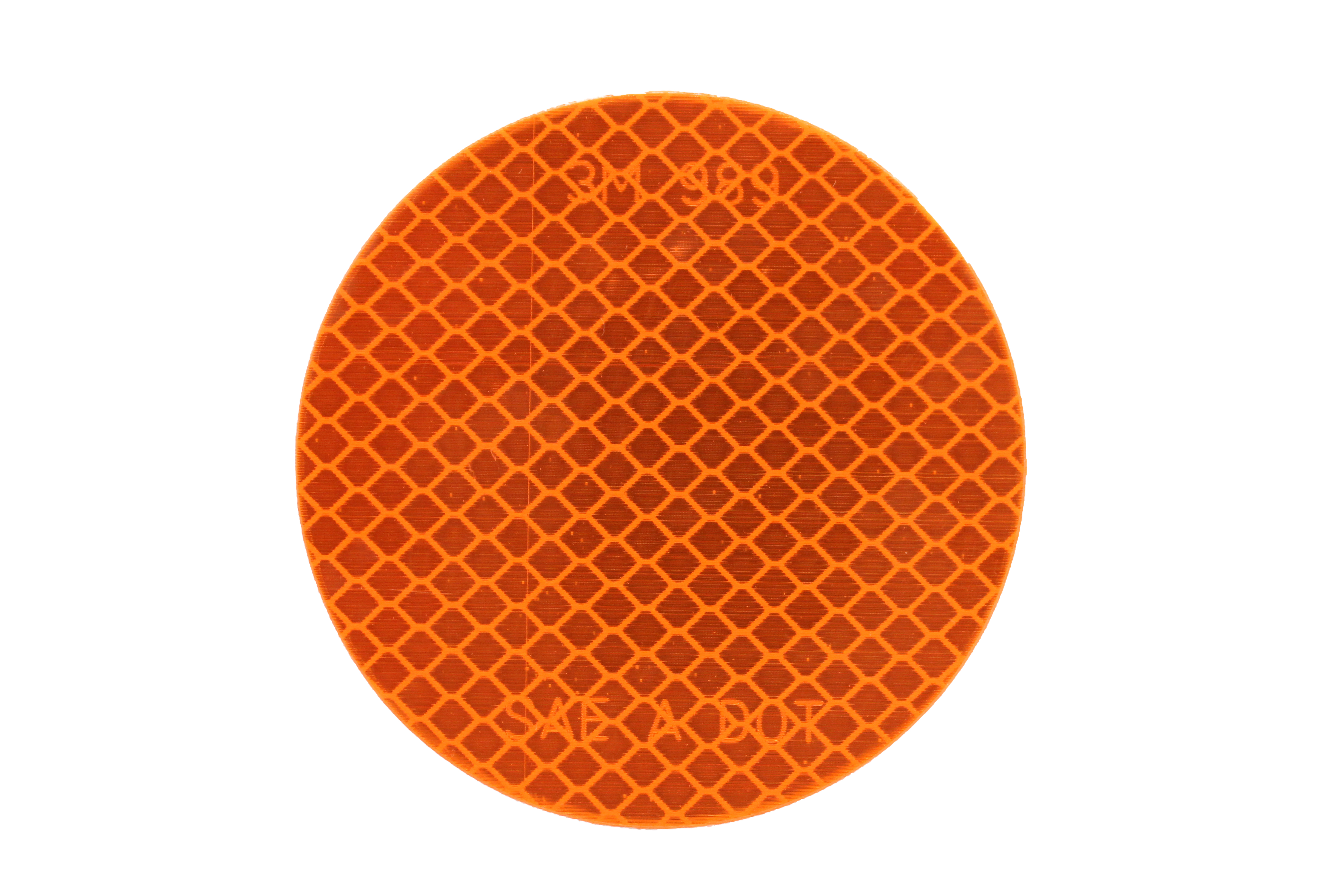TAPE,REFL,AMBER,3",DIAMOND GRADE,ROUND