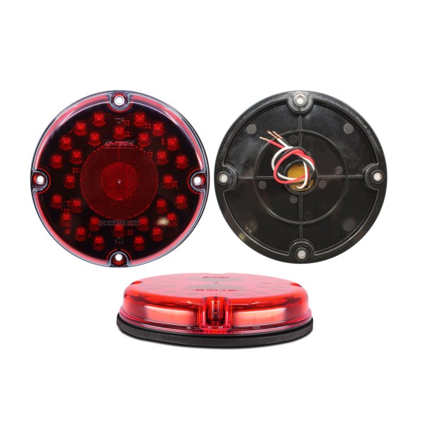 STOP LIGHT 7" LED RED