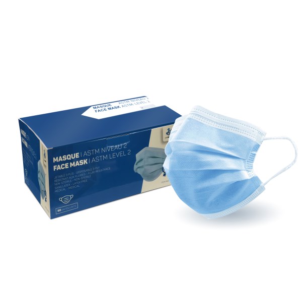 MASK PROCEDURE CERTIF.ASTM F2100 (BOX50)