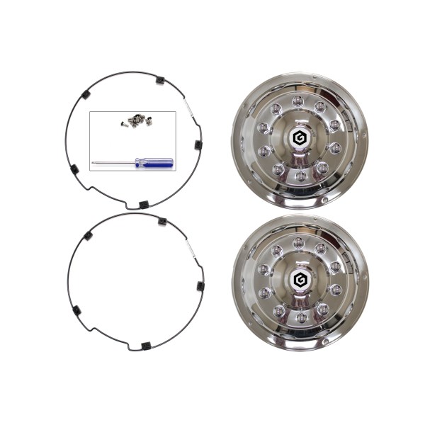 KIT FRONT WHEEL COVER S.S. 22.5