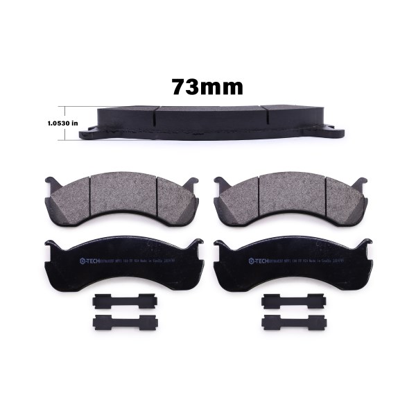SET DISC PADS BOSCH 73MM