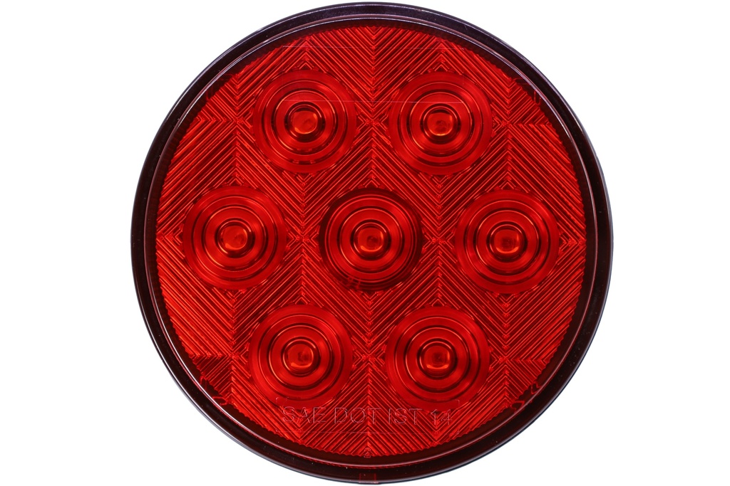 Light,Led,4In.Red,Grommet& Pigtail Incl.