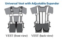 Besi Universal 41 Vest With Attached Inserts (Adjusts 38 To 44)