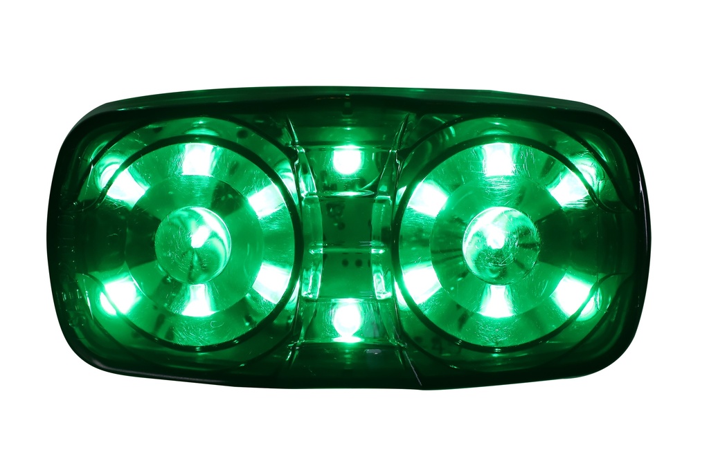 Marker,Light,Led,Green,Rectangular