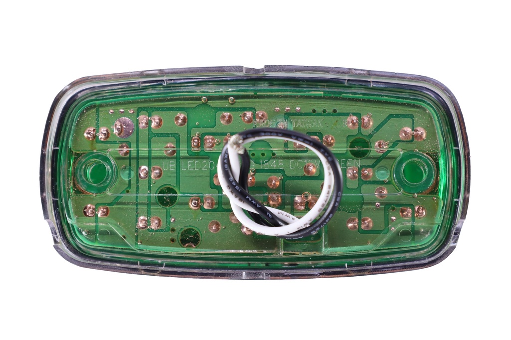 Marker,Light,Led,Green,Rectangular