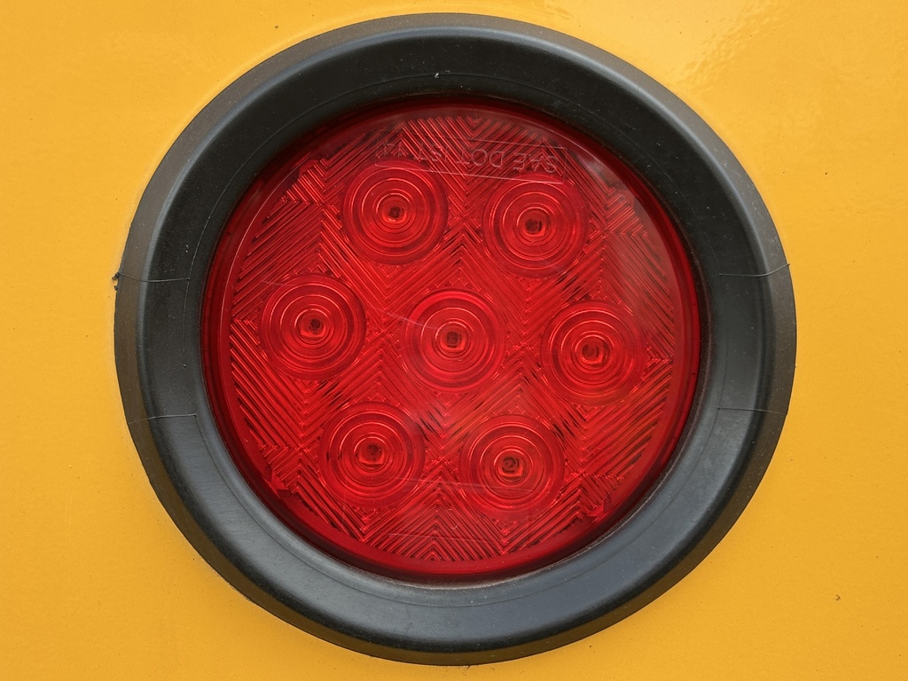 Light, Stop, LED, 4", Grommet & Pigtail