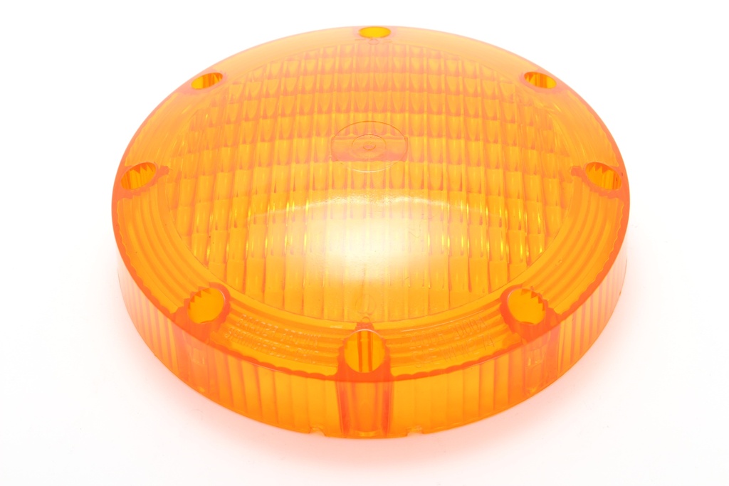 Lens,Warning Light,7In Amber,Bb 2000 Ser