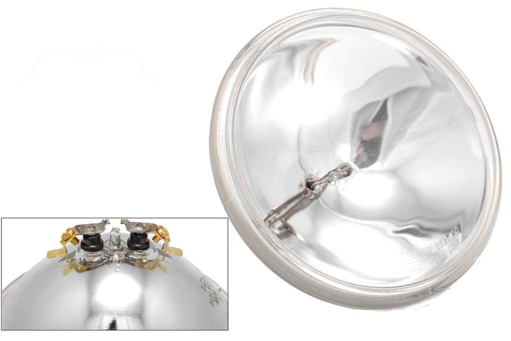 Seal Beam Bulb,Clear,Warning Lgt