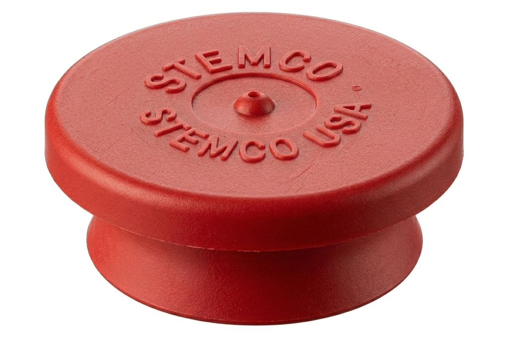 Plug,Red,Stemco,Frt Hub Cap