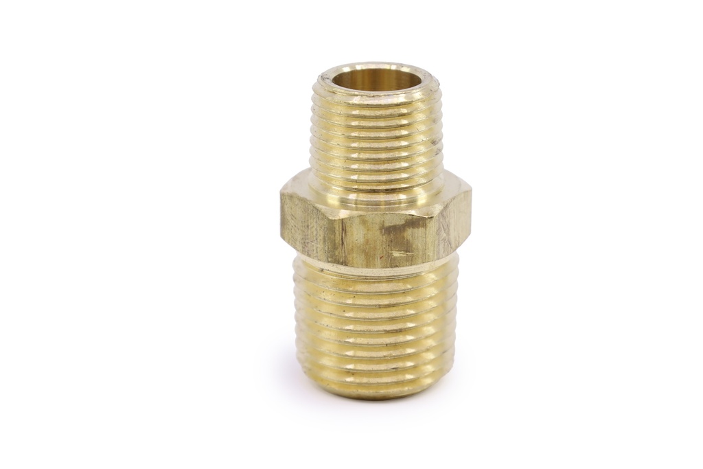 Nipple,Hex,1/2 Mpt X 3/8 Mpt