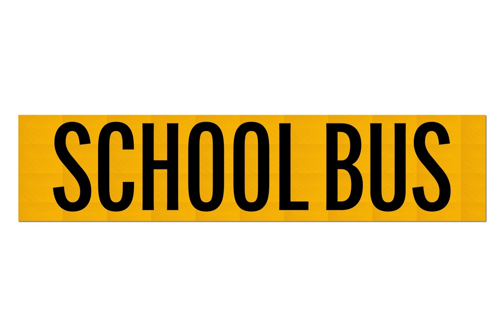 Collant,School Bus,Reflechissant,Alberta