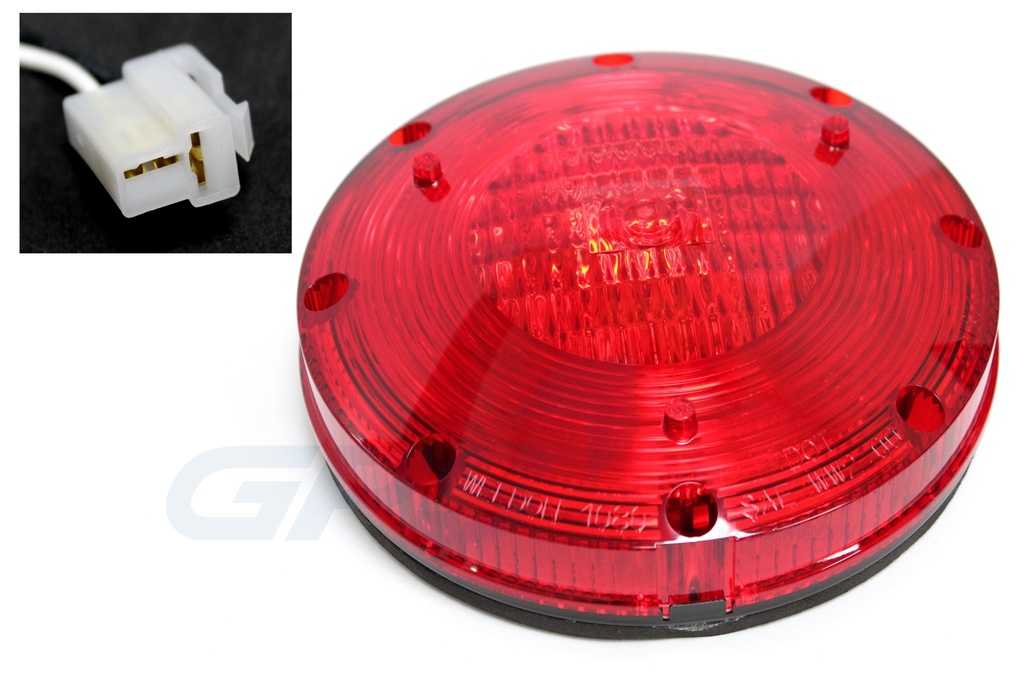 Warning Light Red 7" Halogen