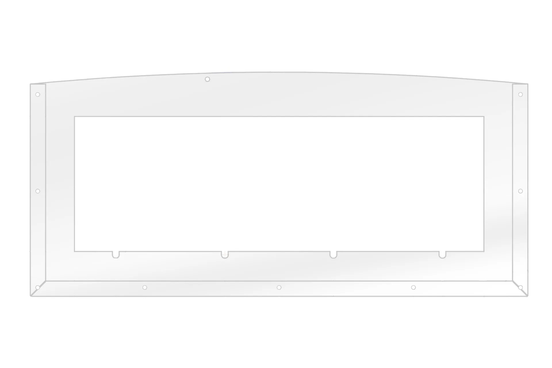 Trim Evaporator A/C Front Cap
