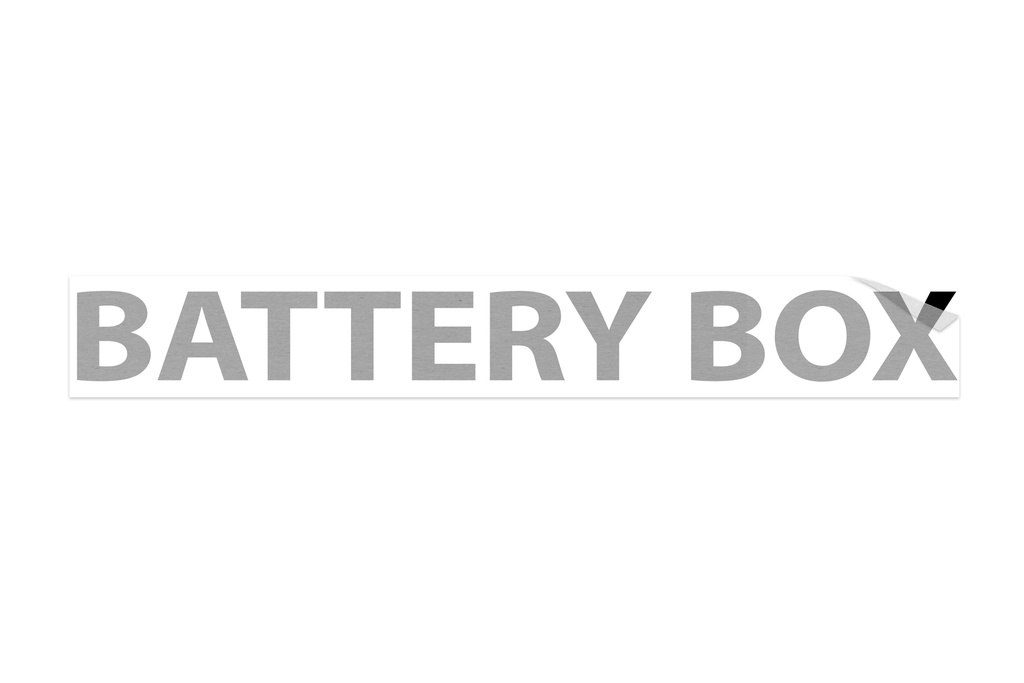 Decal,Battery Box,Black