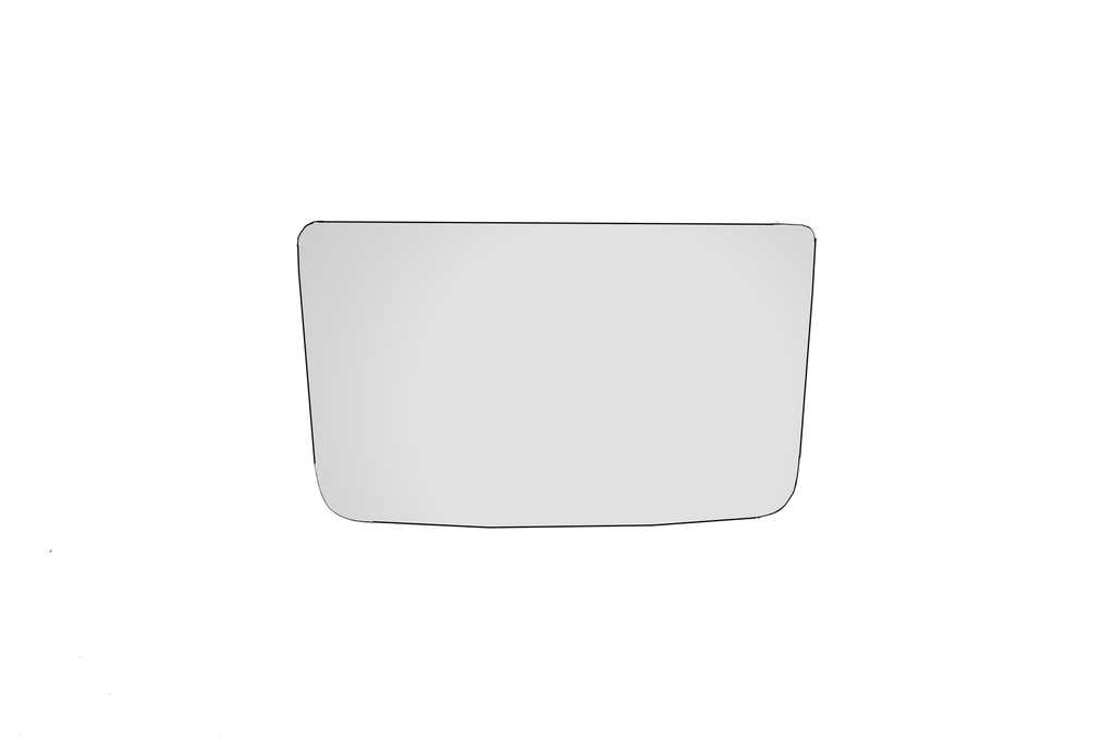 Convex Glass, 7¨ X 4¨