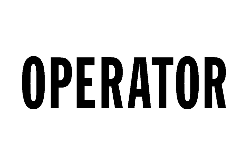Operator 3"Blk