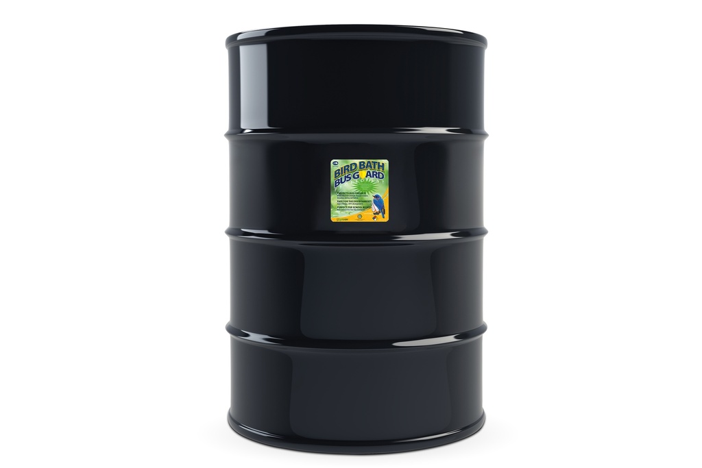 Bird Bath Bus Wash/Wax,55 Gal Drum