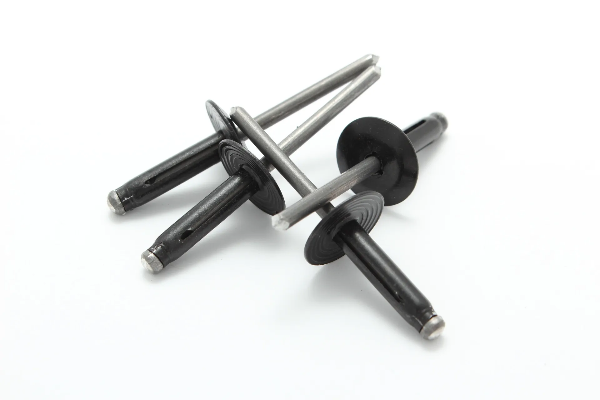 Rivet,Black 3/16 Bulbex,Alum