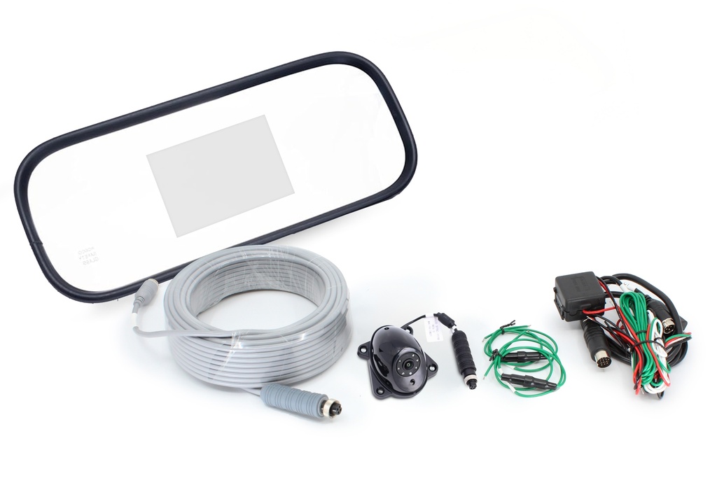 Miroir 6"X16" Avec Moniteur/Camera Recul