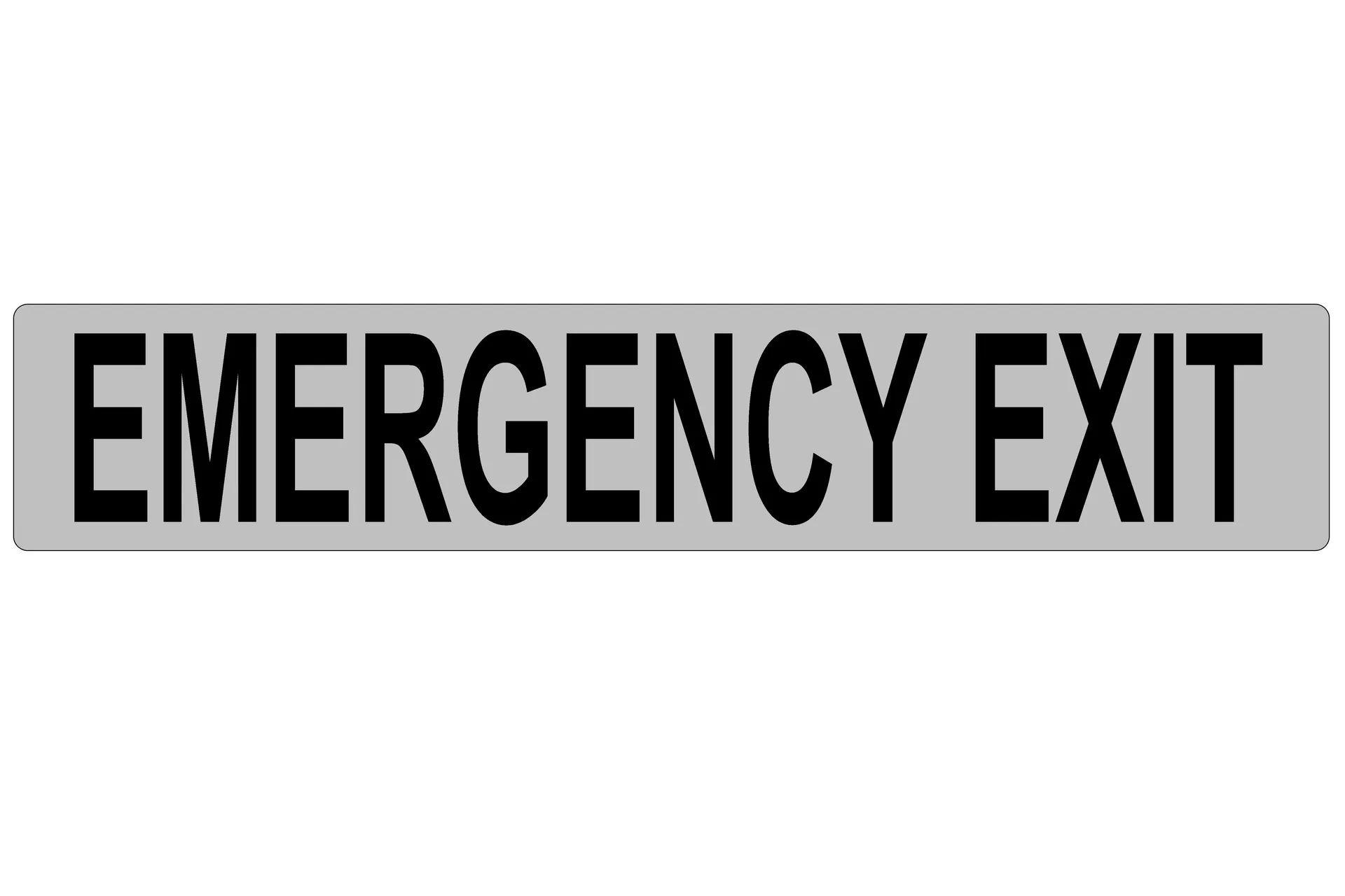 Sticker Emergency Exit,Usa