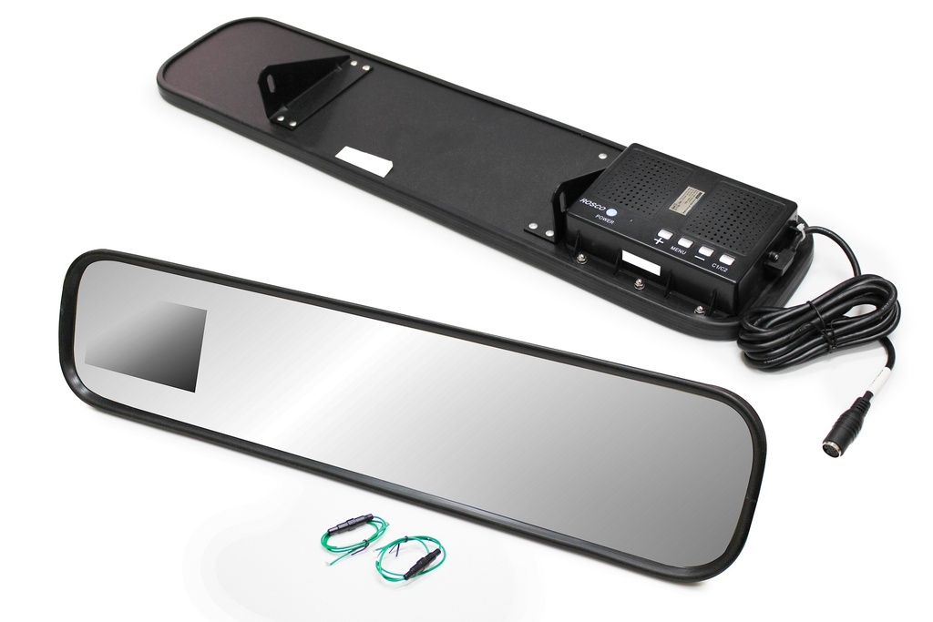 Mirror, Interior, 6 X 30 With Monitor