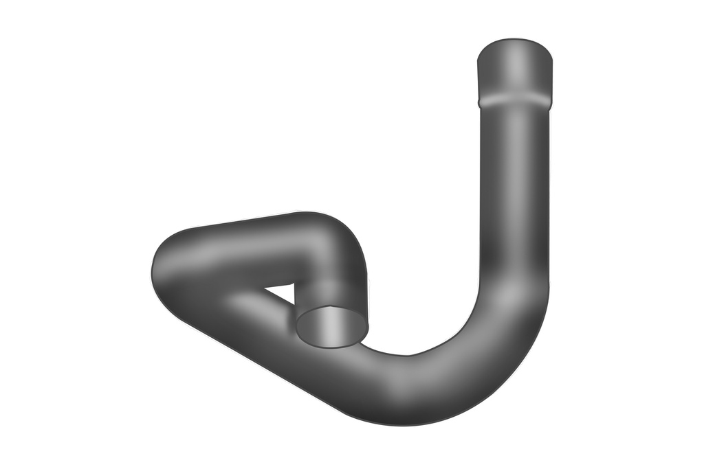 Pipe, Exh, SS, RR Axle, Propane, Air Susp