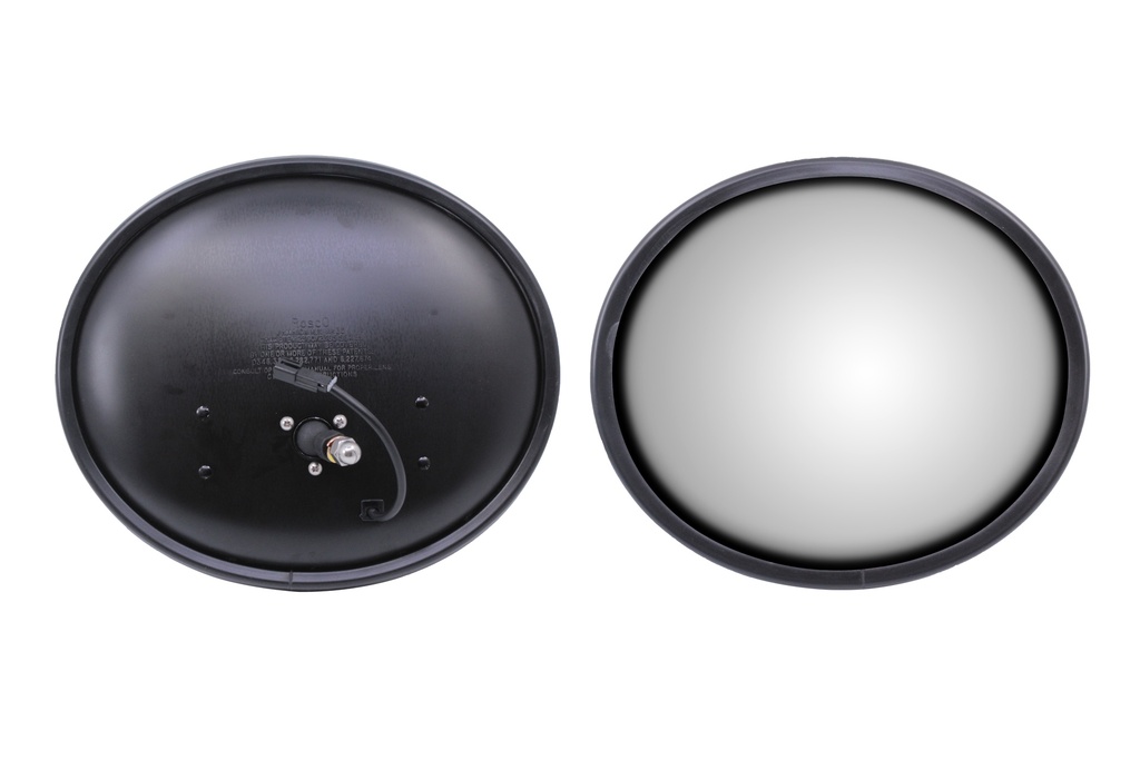 Mirror,Head,Stud Mount,Heated,W/Int Conn,Hawkeye