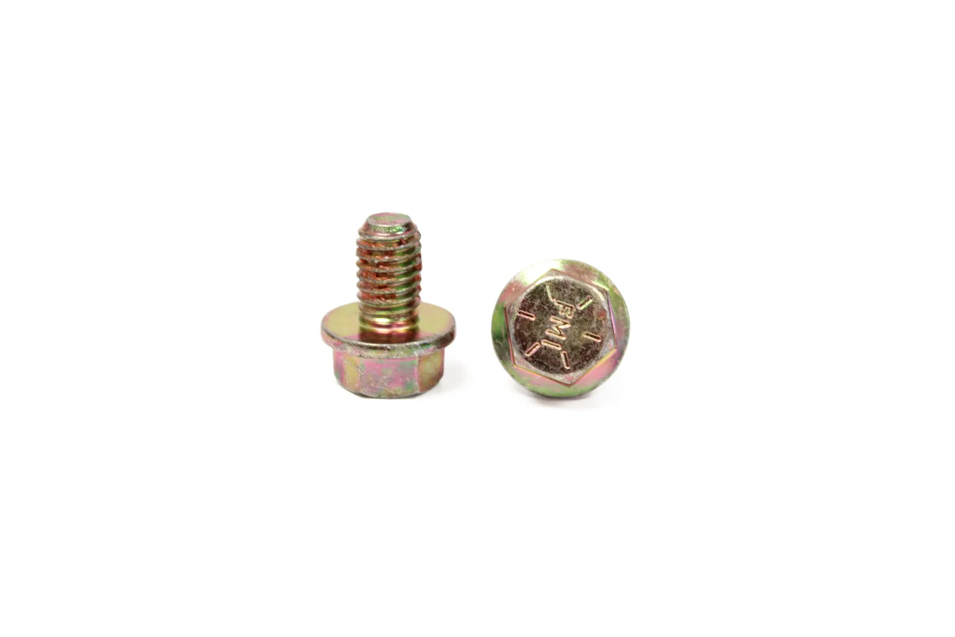 Vis D'assemb.,Hex,3/8-16X5/8,8,Yel Zn,Ep