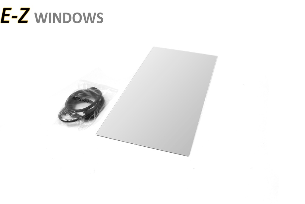 Glass P/O Window Vert. 28 Temp.Clr,E-Z