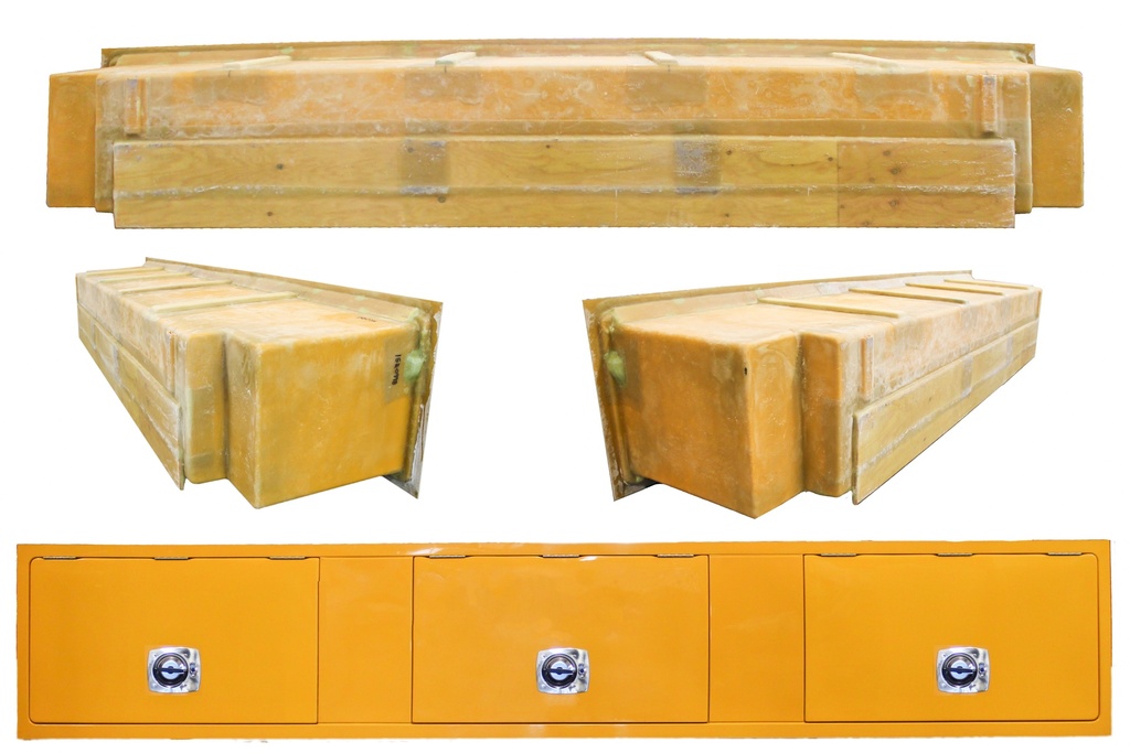 Coffre A Bagage 152"  Jaune(Cmd5)