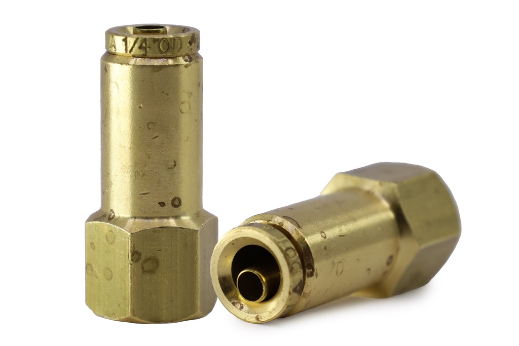 Fitting,Connector,Fem,1/8Fptx1/4T,1866X4