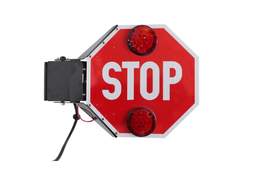 Elec Stop Arm Defender "Stop" Led Strb