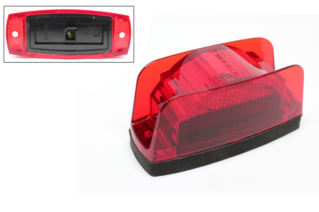 Led Marker Lamp, Econ. No Plug, Red