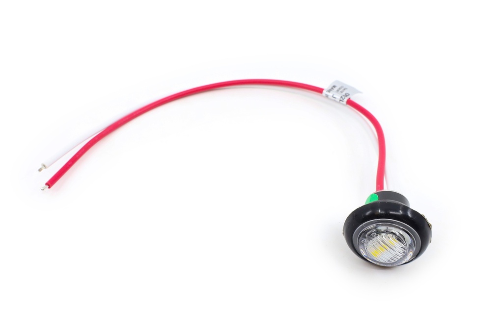 .75 Round Marker W/ Grommet (Wht)