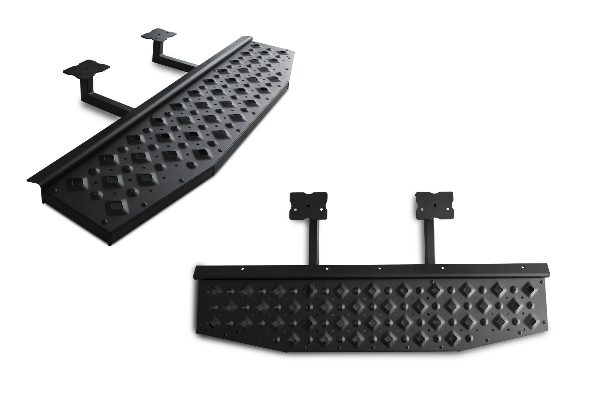 Running Board Black, Driver Side Alum