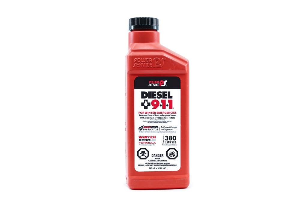 911 Power Service Fuel Additive,32Oz   [M-12]