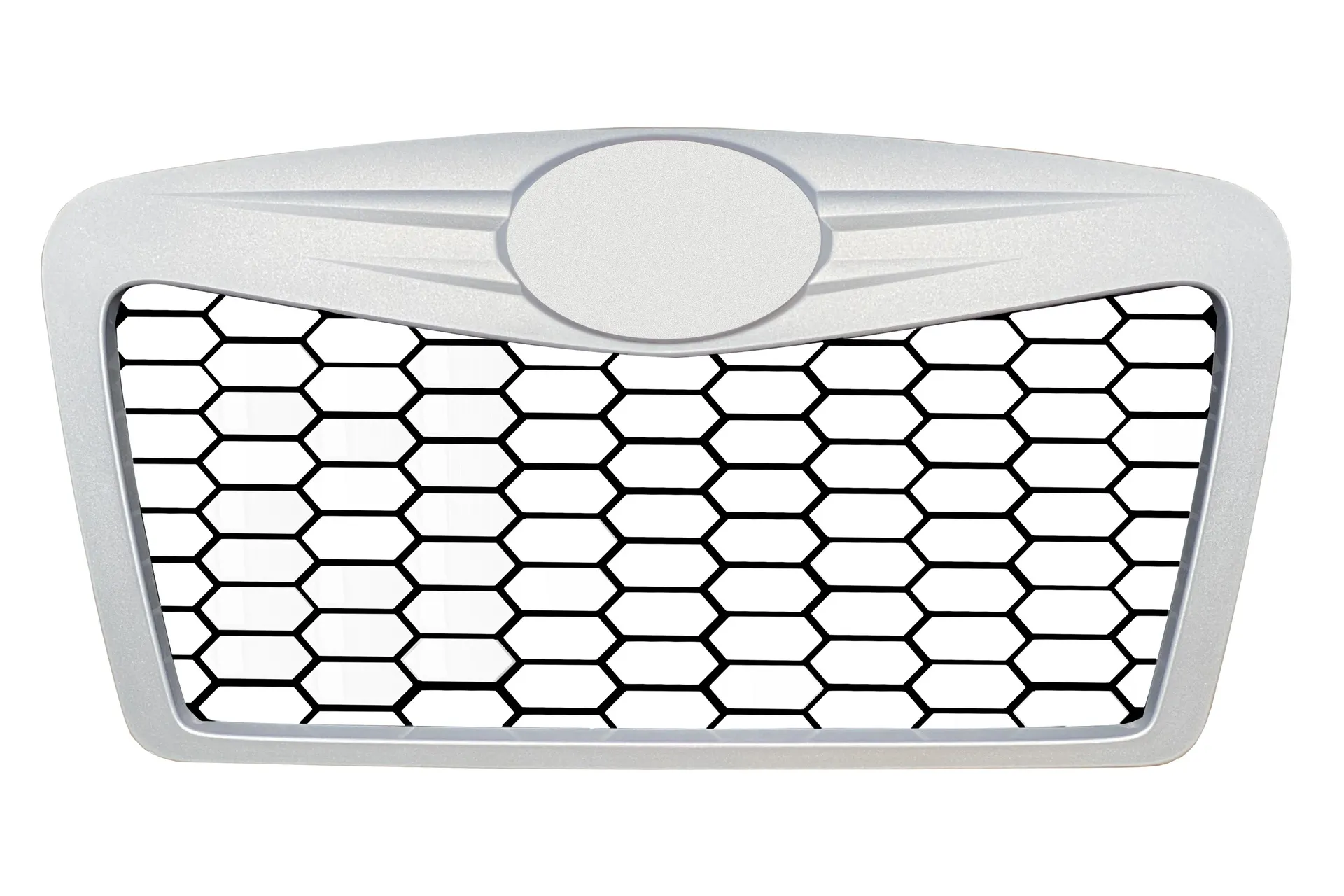 Grille,Front,Silver W/Black Insert,Bbcv