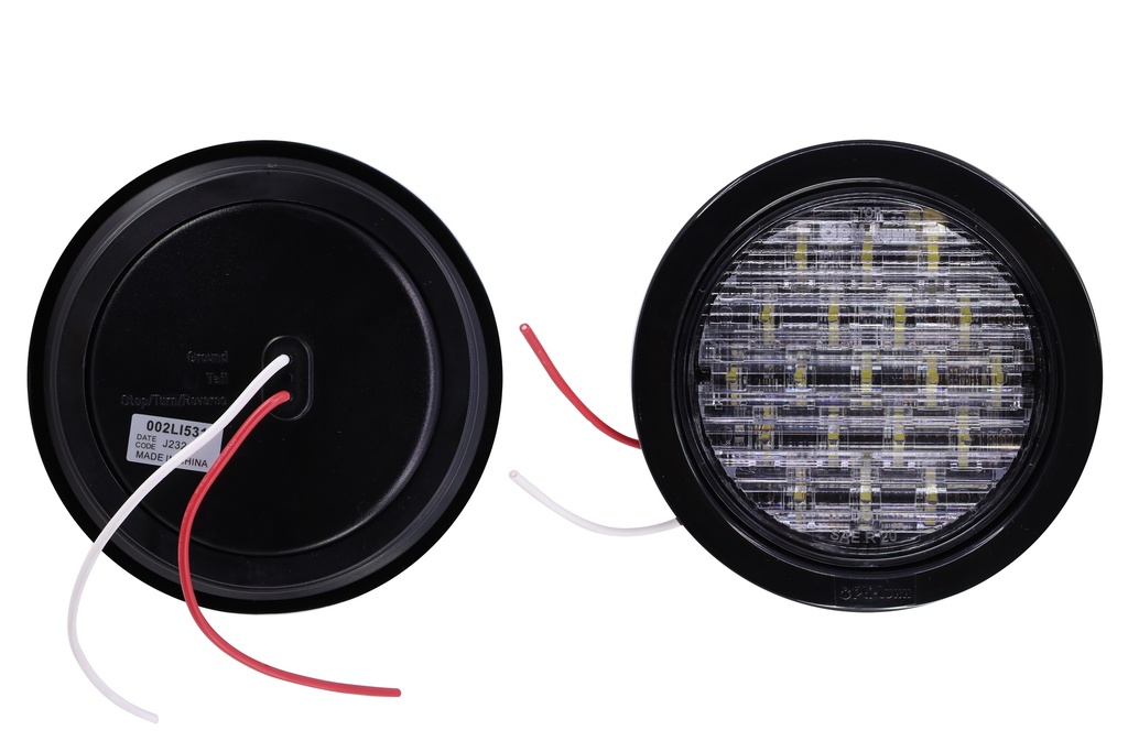 Light,Led,Clear Backup, 4", Soundoff