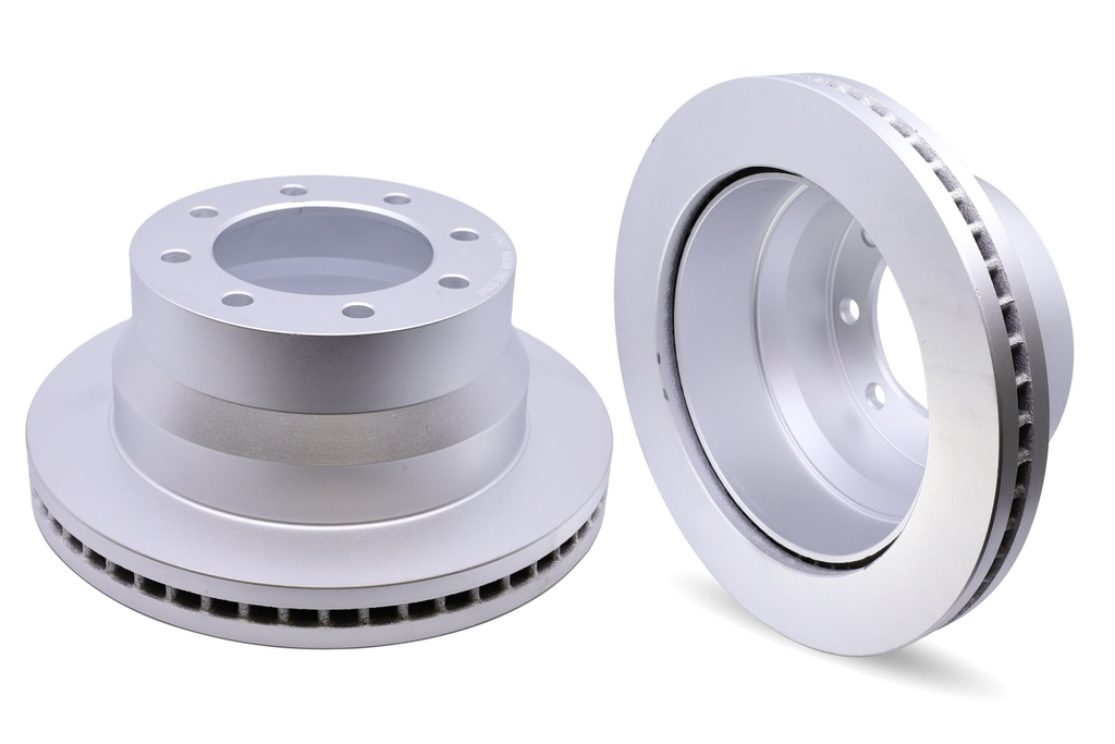 Rotor,Brake,Rear,Coated