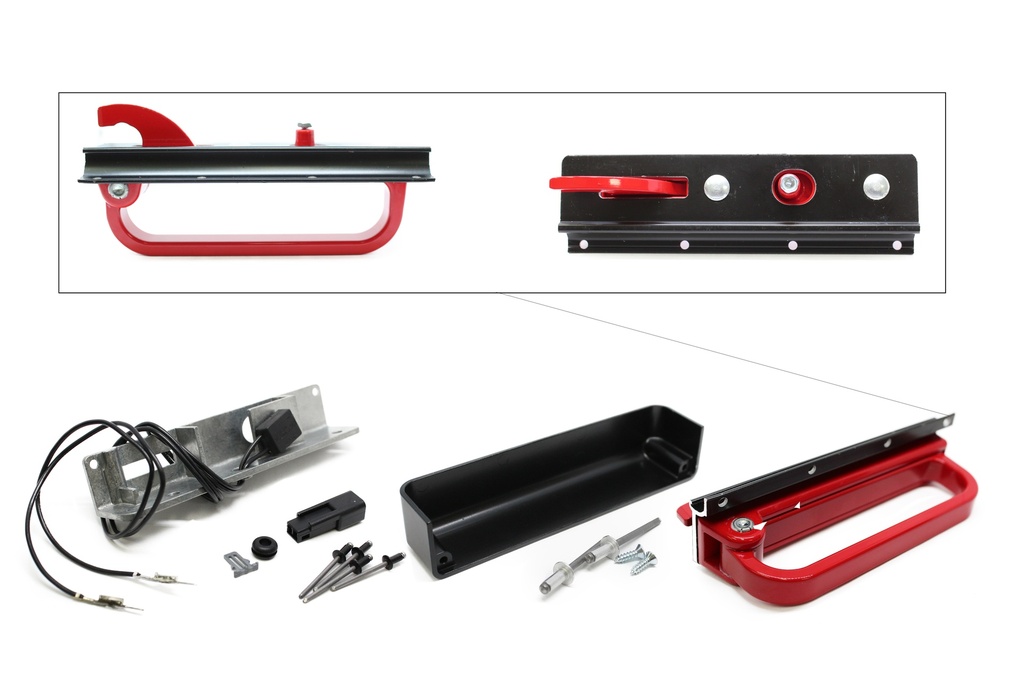 Kit Latch P/O Window Lh E-Z Black